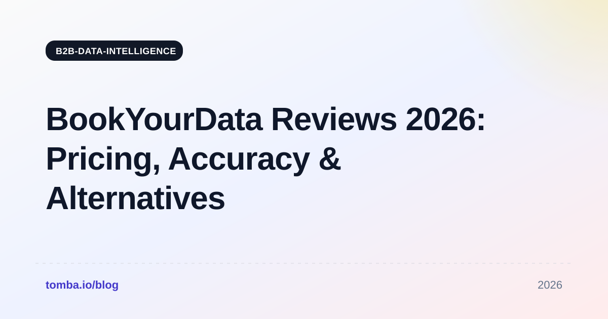 BookYourData Reviews 2026: Pricing, Accuracy & Alternatives