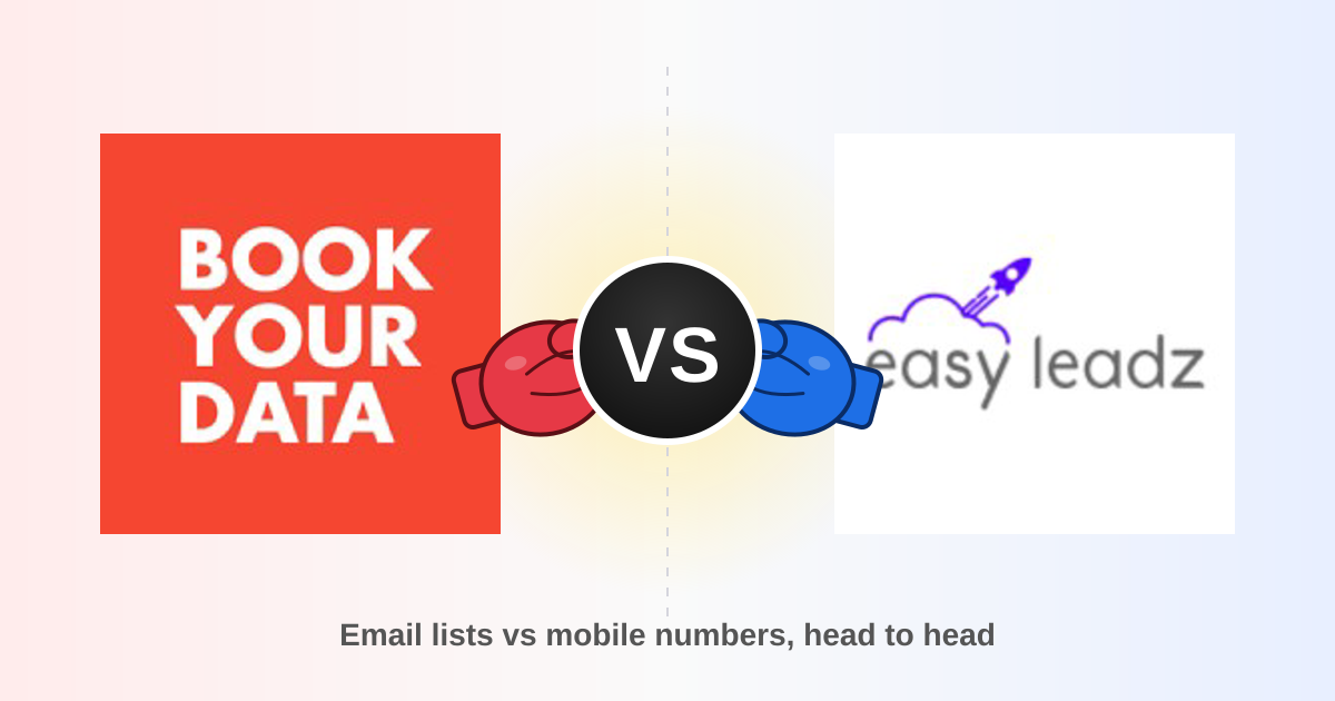 Bookyourdata vs Easyleadz 2026: Which B2B Data Tool Wins?
