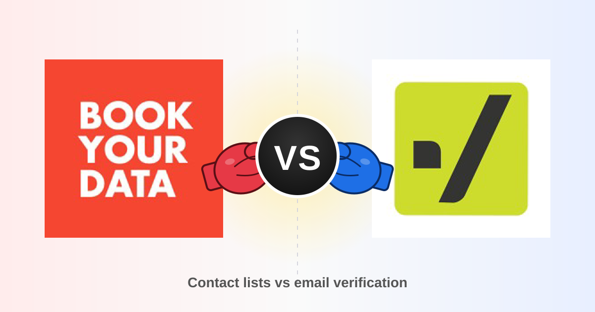 Bookyourdata vs Kickbox 2026: Data List vs Verifier