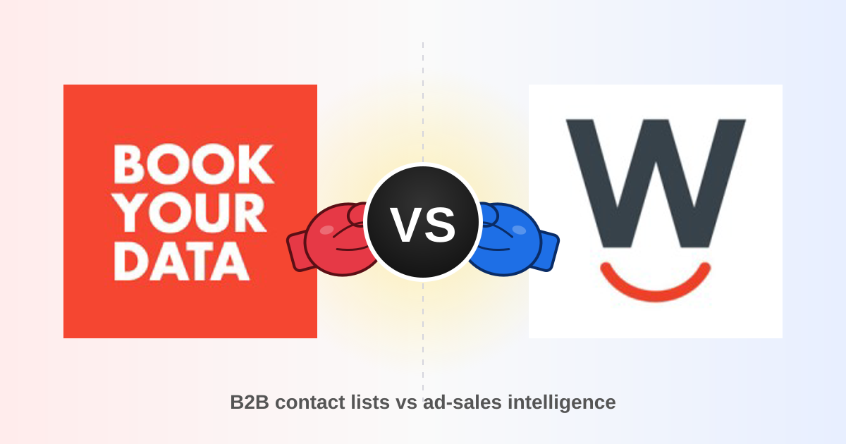 Bookyourdata vs Winmo 2026: B2B Data Platform Compared