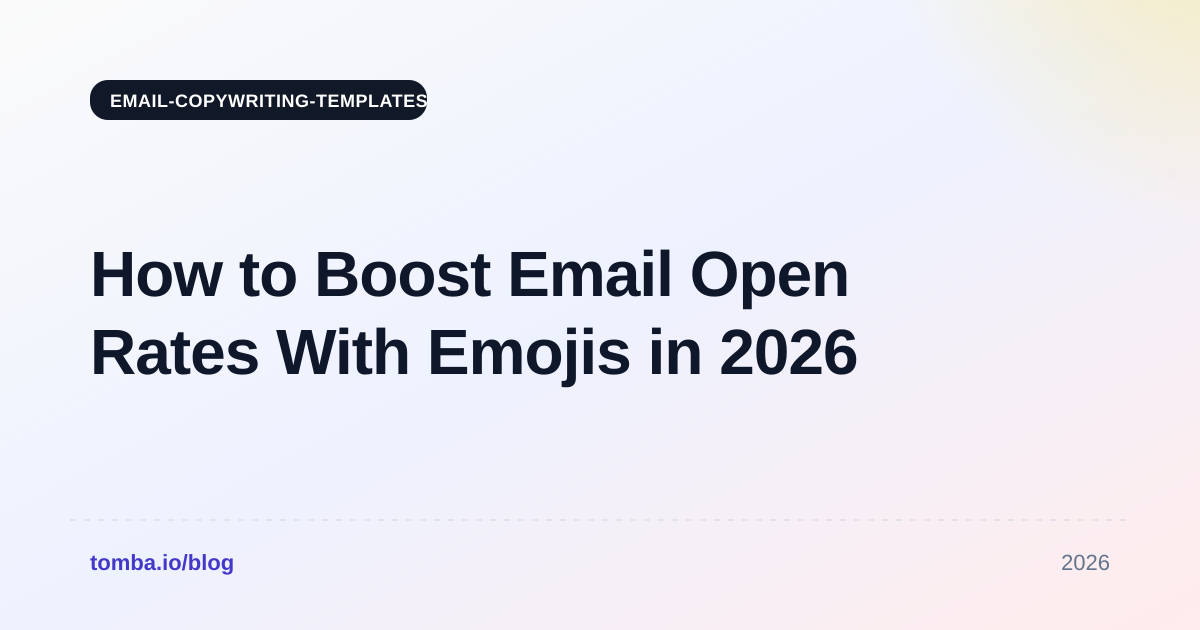 How to Boost Email Open Rates With Emojis: 2026 Guide