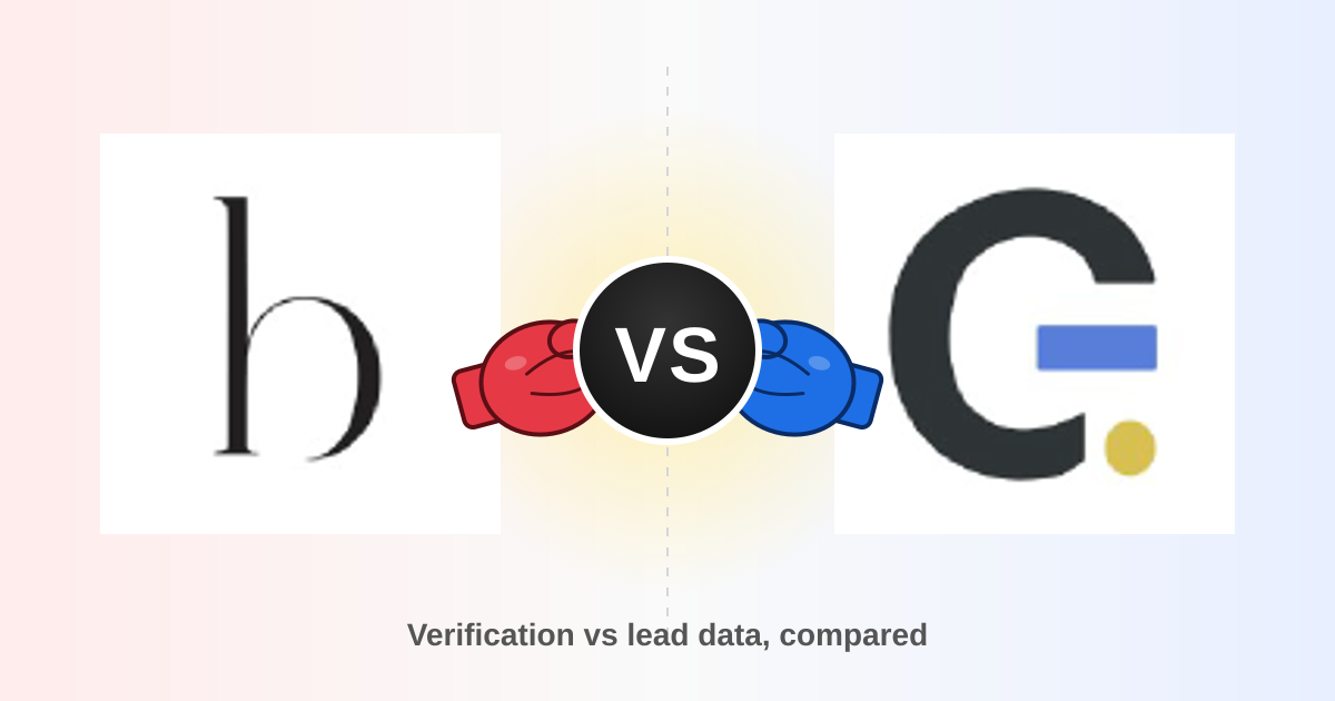 Bounceless vs Generect 2026: Which B2B Data Tool Wins?