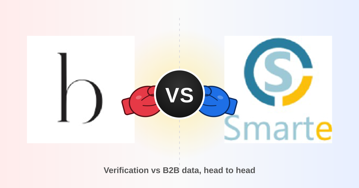 Bounceless vs Smarte (2026): Verification & Data Compared