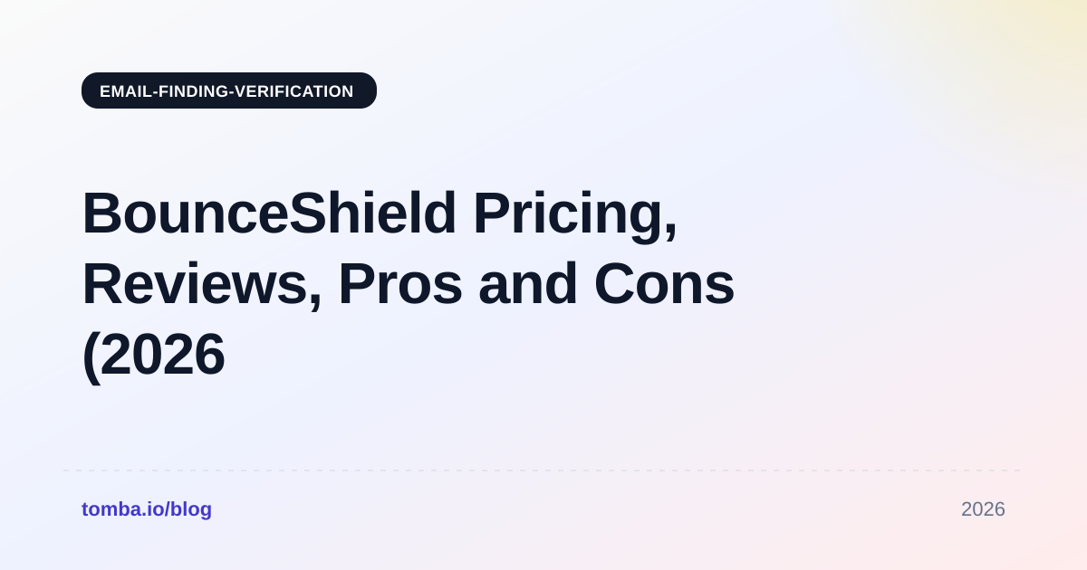 BounceShield Pricing, Reviews, Pros and Cons (2026 Guide)