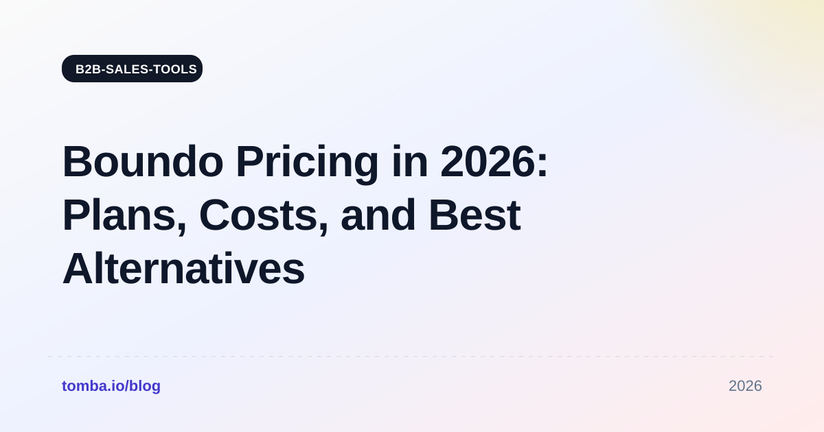 Boundo Pricing in 2026: Plans, Costs, and Best Alternatives