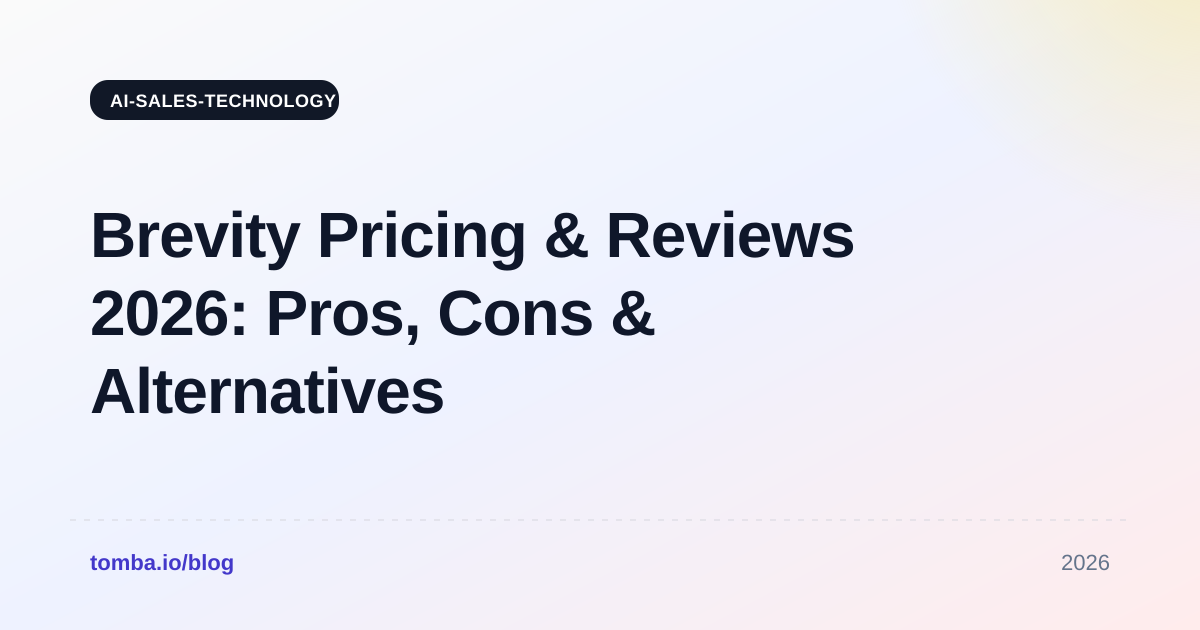 Brevity Pricing & Reviews 2026: Pros, Cons & Alternatives