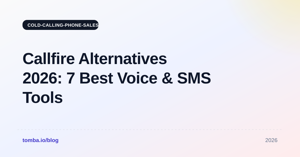 Callfire Alternatives 2026: 7 Best Voice & SMS Tools