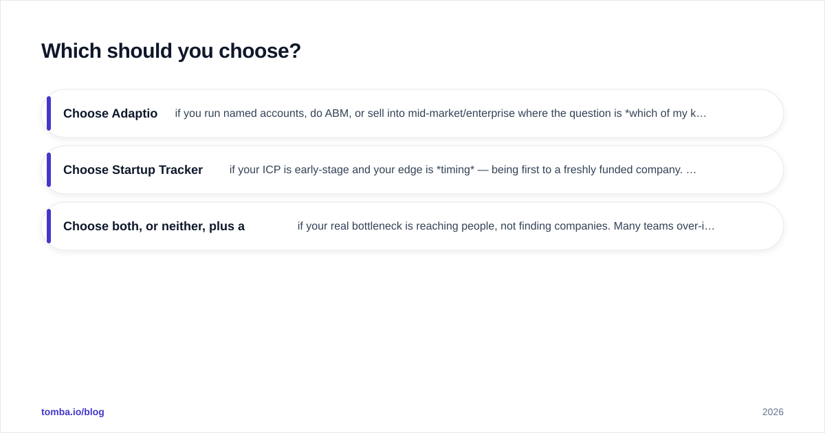 Diagram: Which should you choose