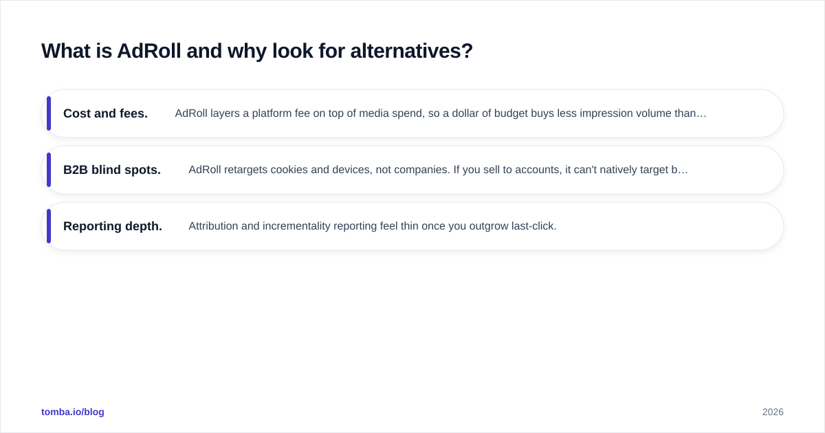 Diagram: What is AdRoll and why look for alternatives