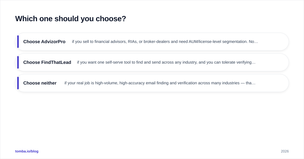 Diagram: Which one should you choose