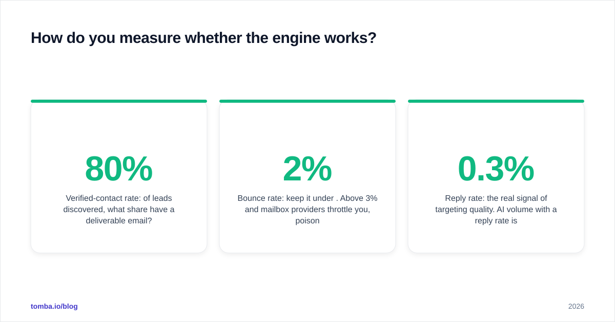 Diagram: How do you measure whether the engine works