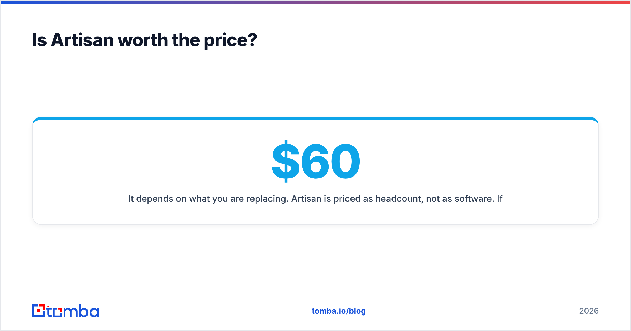 Diagram: Is Artisan worth the price