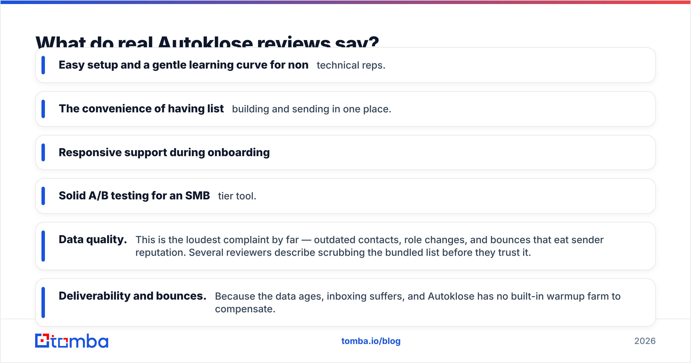 Diagram: What do real Autoklose reviews say