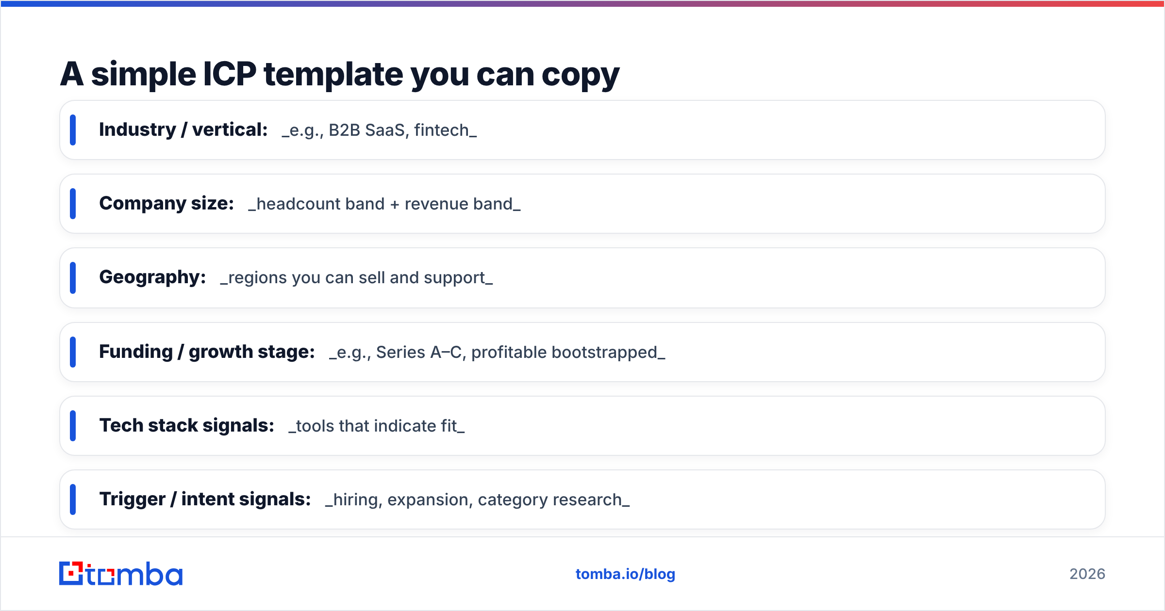 Diagram: A simple ICP template you can copy