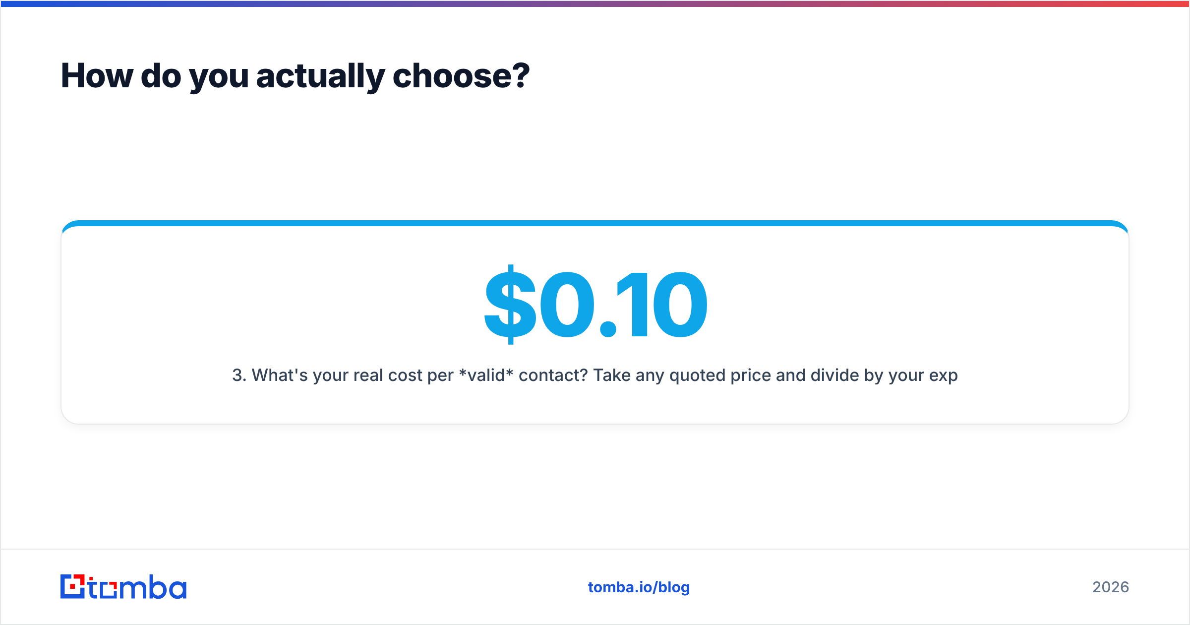 Diagram: How do you actually choose