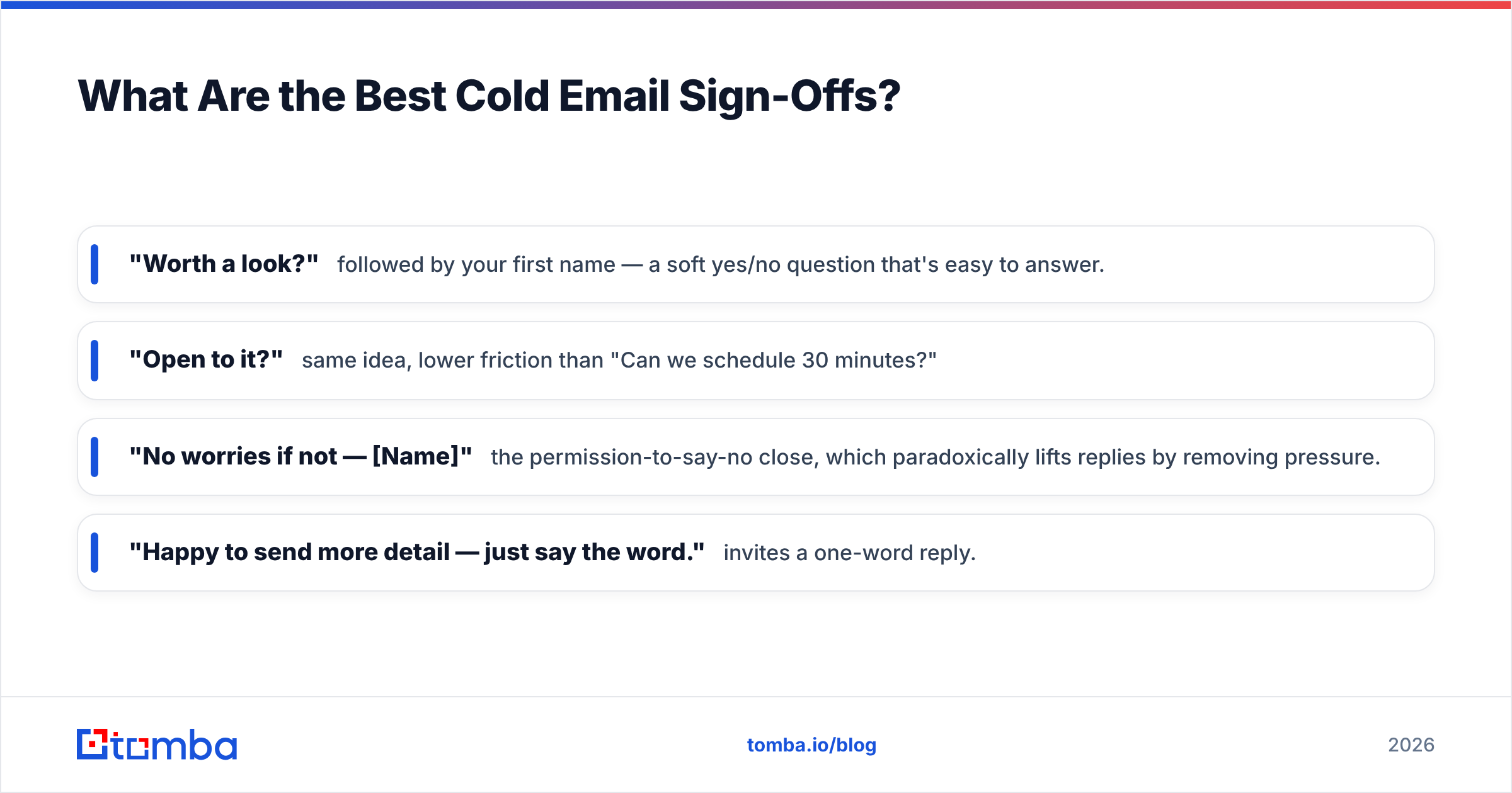 Diagram: What Are the Best Cold Email Sign-Offs