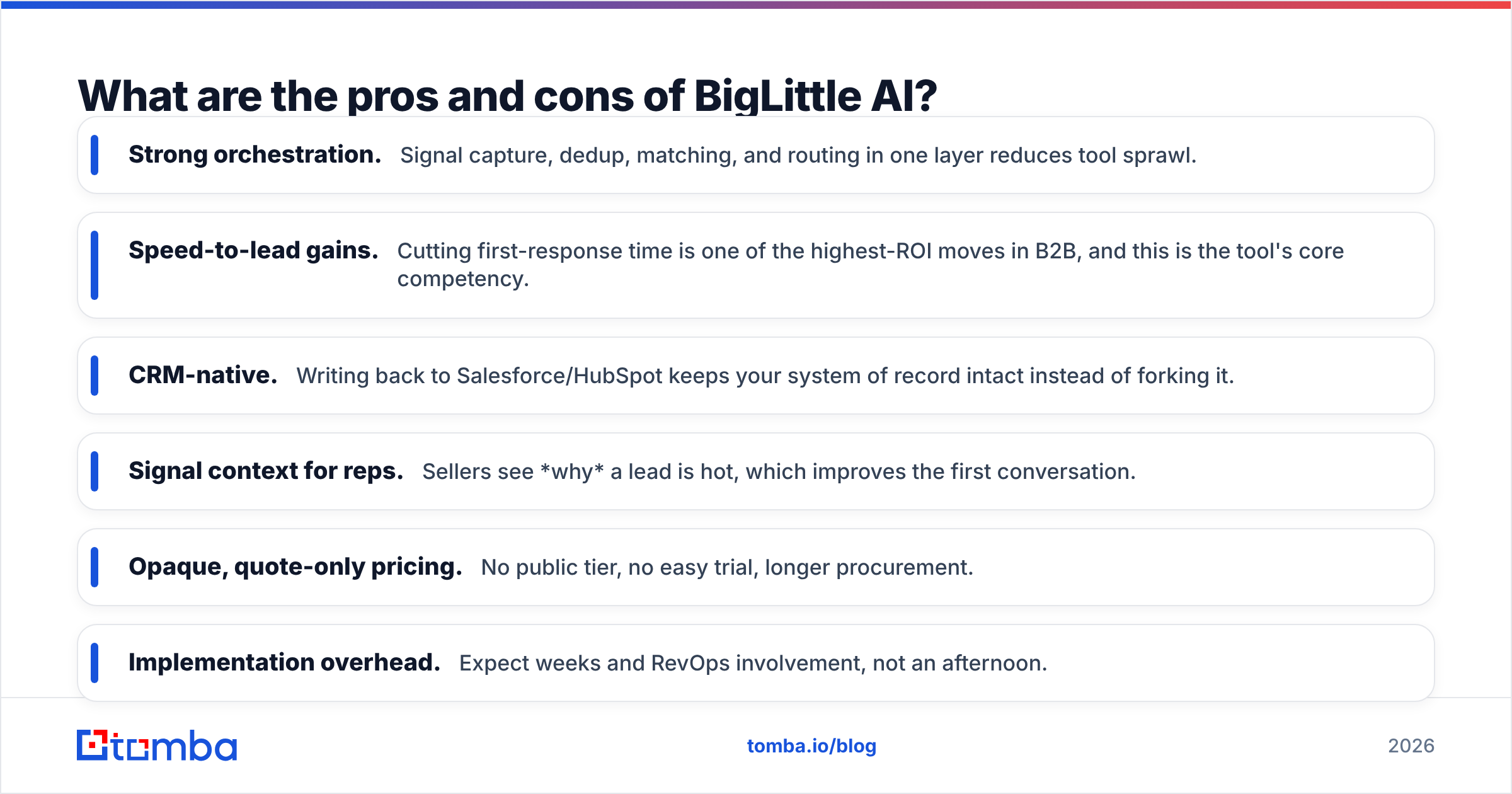 Diagram: What are the pros and cons of BigLittle AI