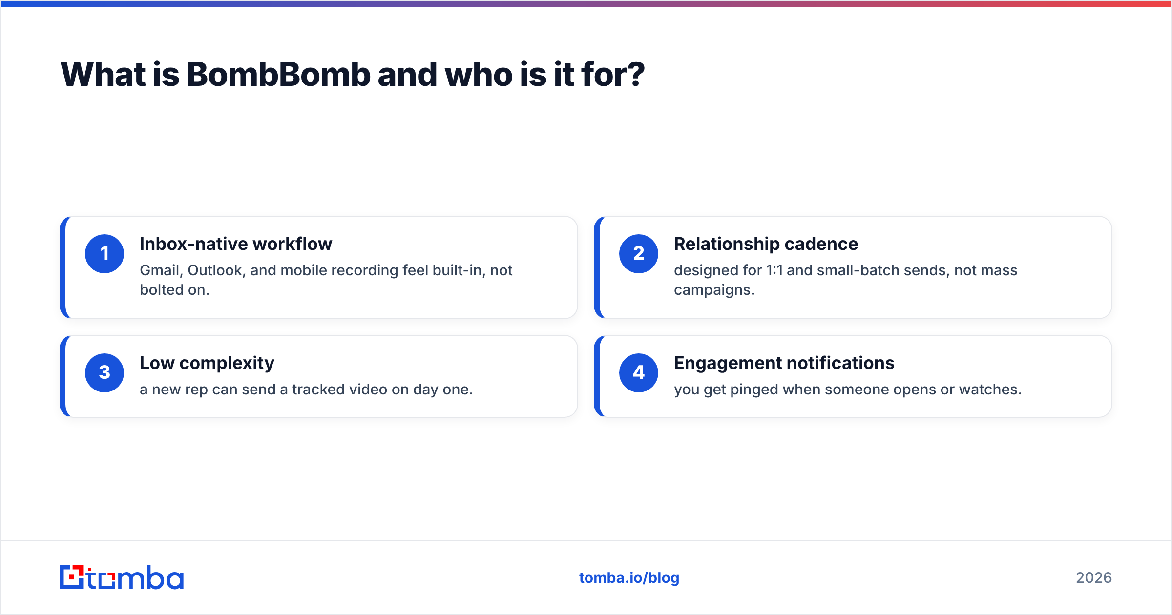 Diagram: What is BombBomb and who is it for