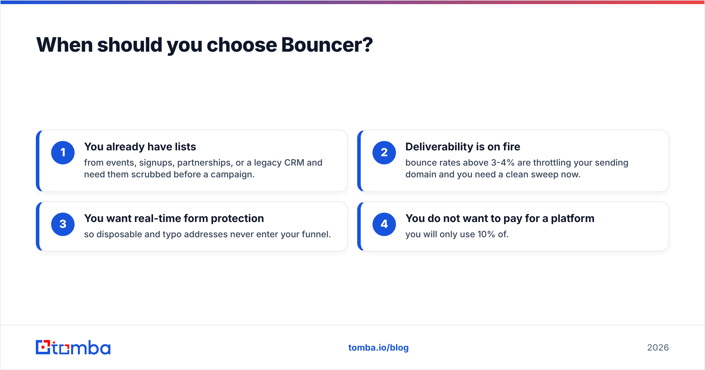 Diagram: When should you choose Bouncer