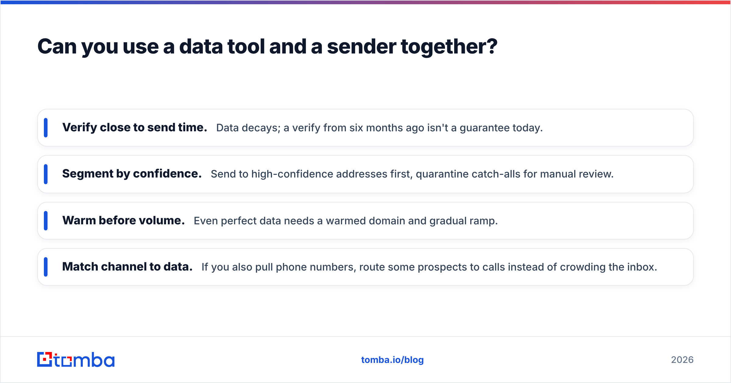 Diagram: Can you use a data tool and a sender together