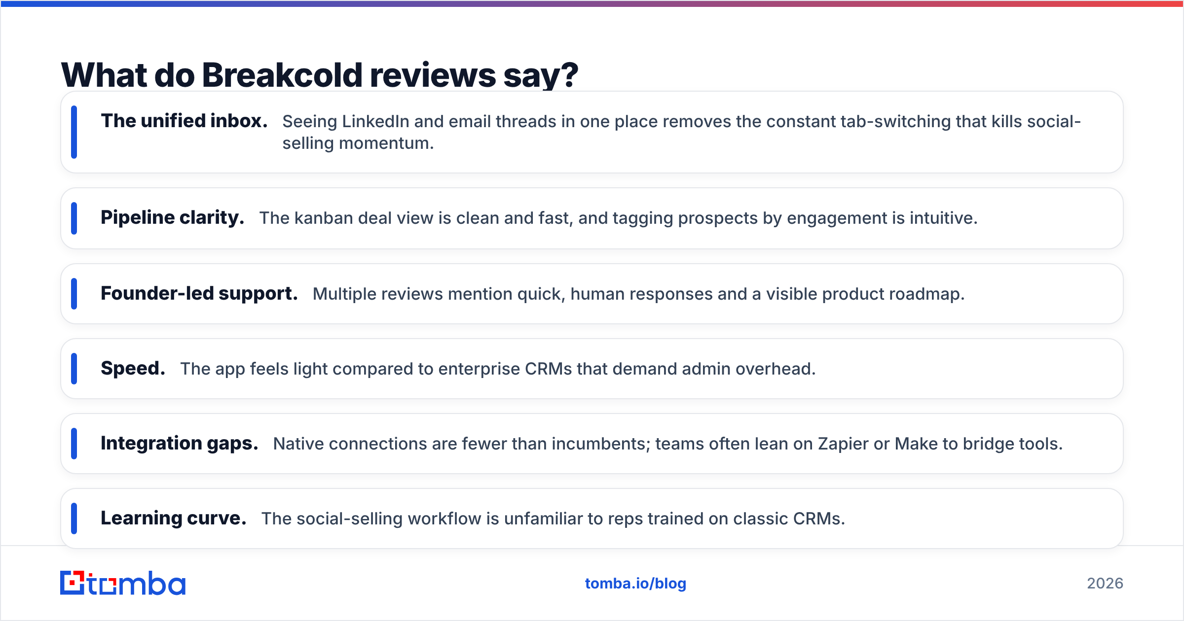 Diagram: What do Breakcold reviews say