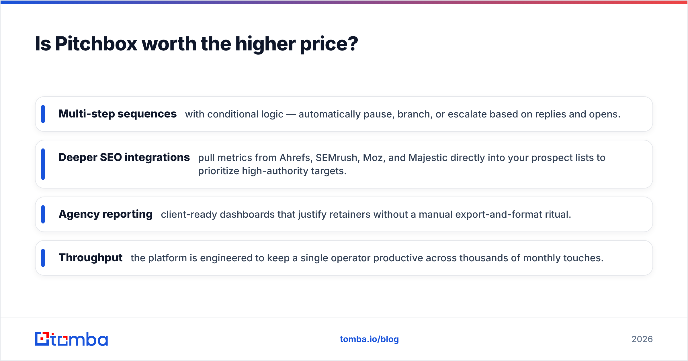 Diagram: Is Pitchbox worth the higher price