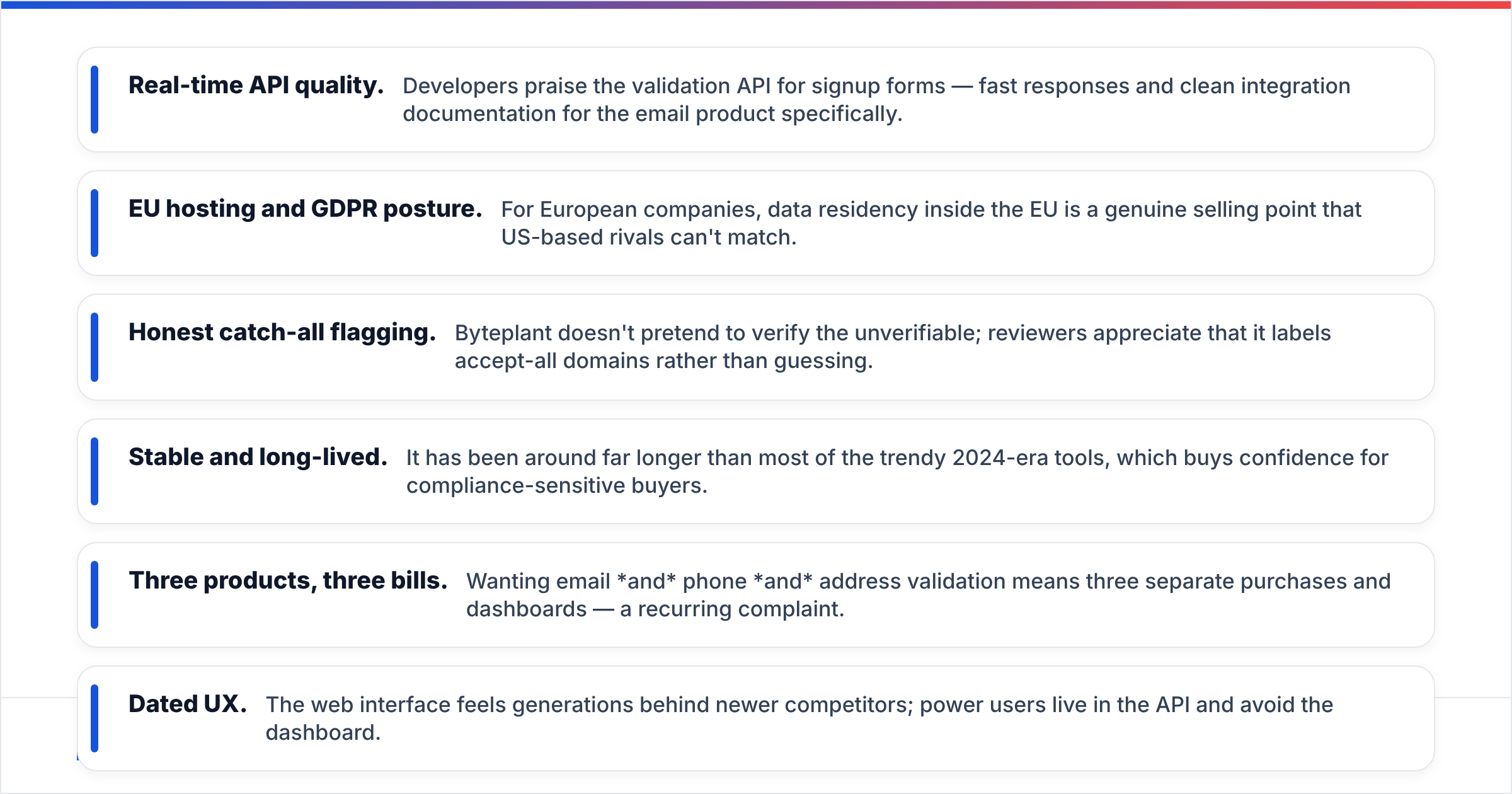 Diagram: What do Byteplant reviews say — the pros and cons