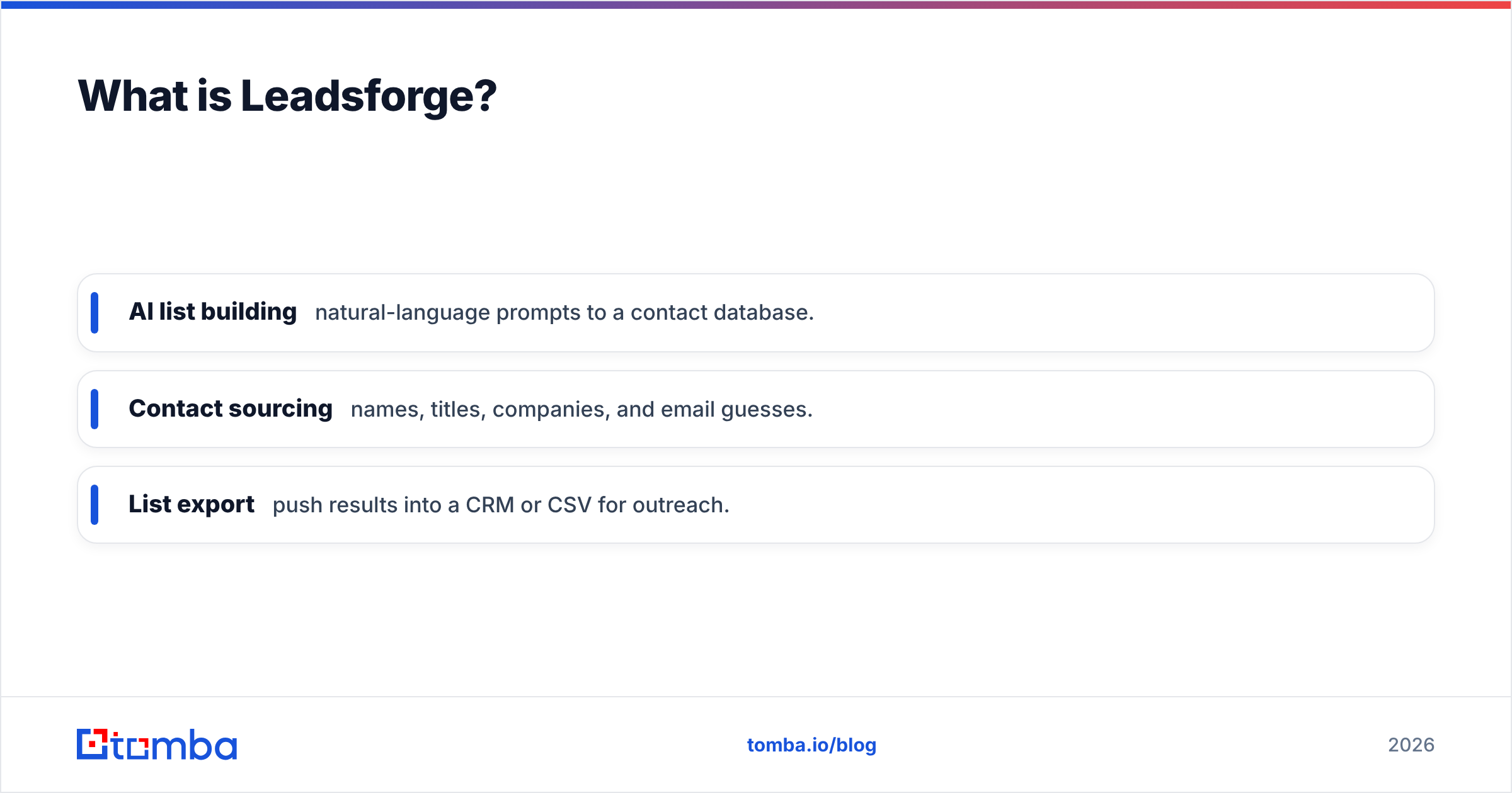 Diagram: What is Leadsforge