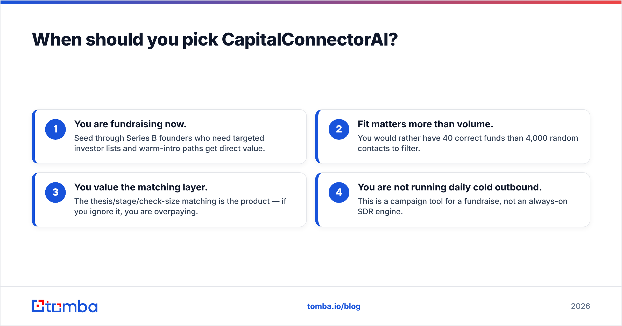 Diagram: When should you pick CapitalConnectorAI