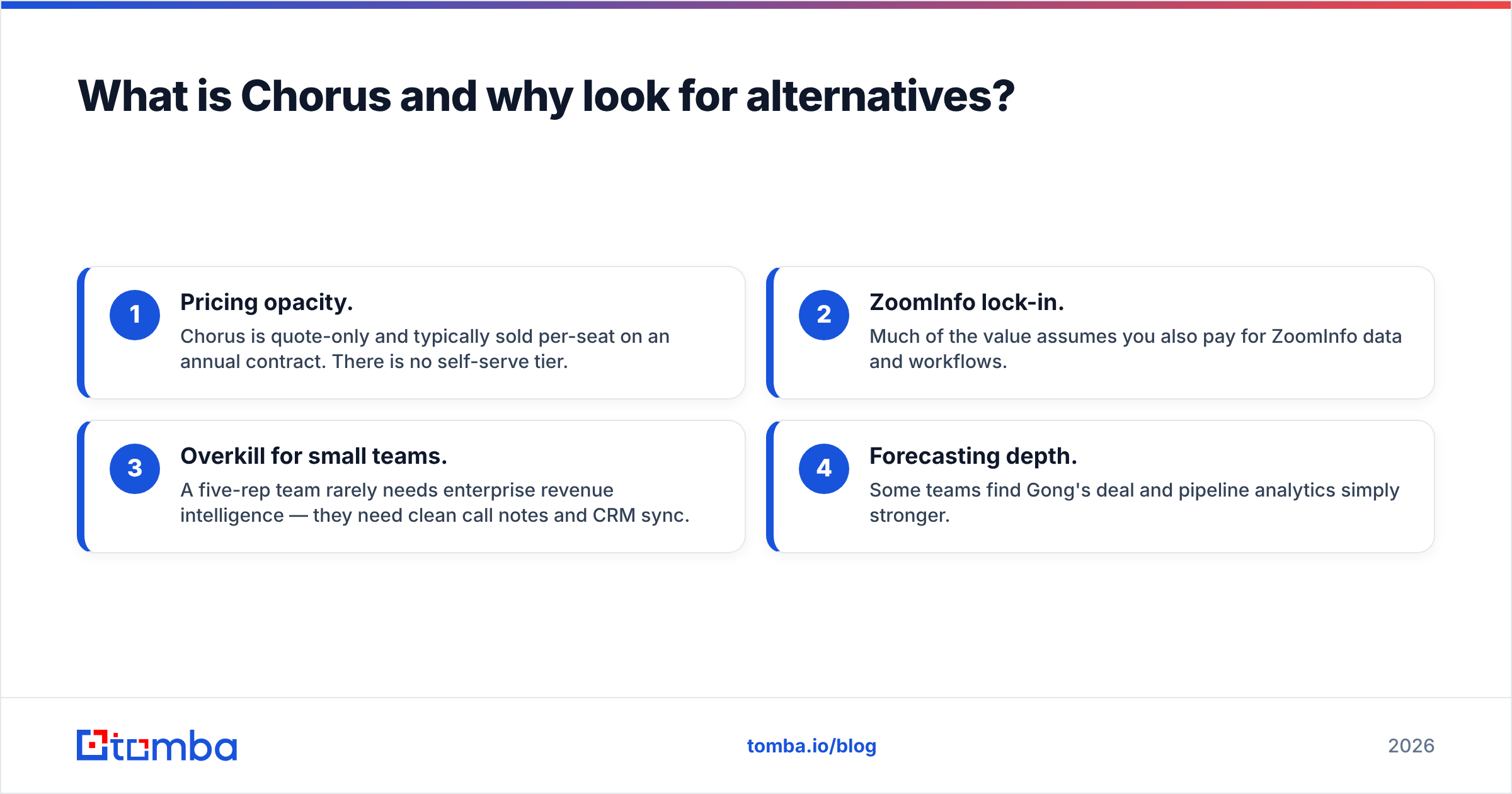 Diagram: What is Chorus and why look for alternatives
