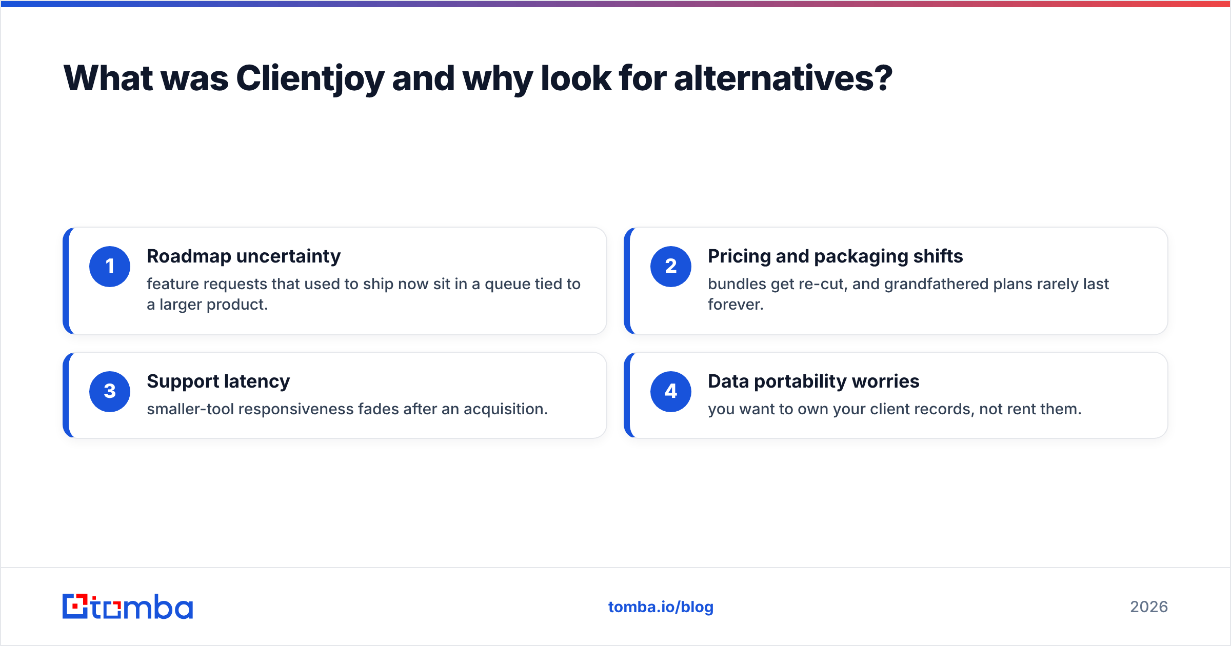 Diagram: What was Clientjoy and why look for alternatives
