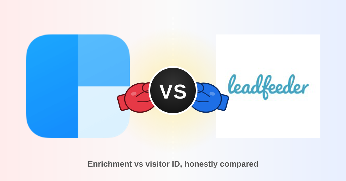 Clearbit vs Leadfeeder: B2B Data Tools Compared (2026)