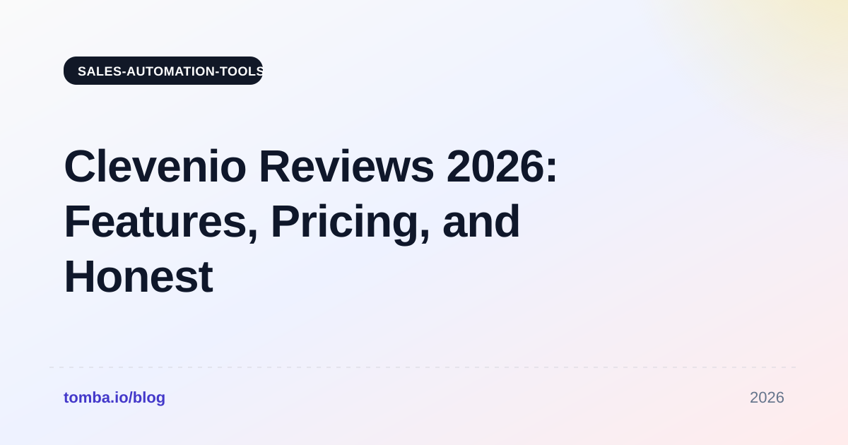 Clevenio Reviews 2026: Features, Pricing, and Honest Verdict