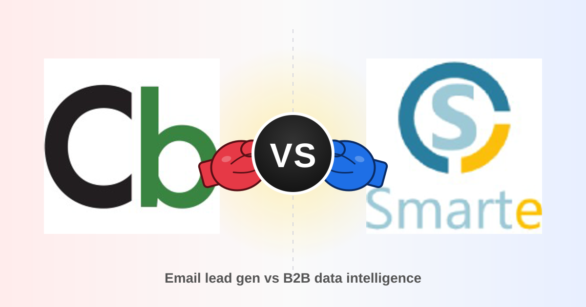 Clickback vs Smarte 2026: B2B Lead Gen & Data Compared