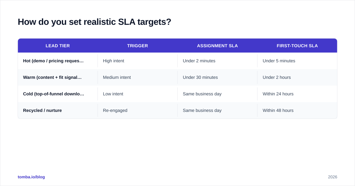 Diagram: How do you set realistic SLA targets?