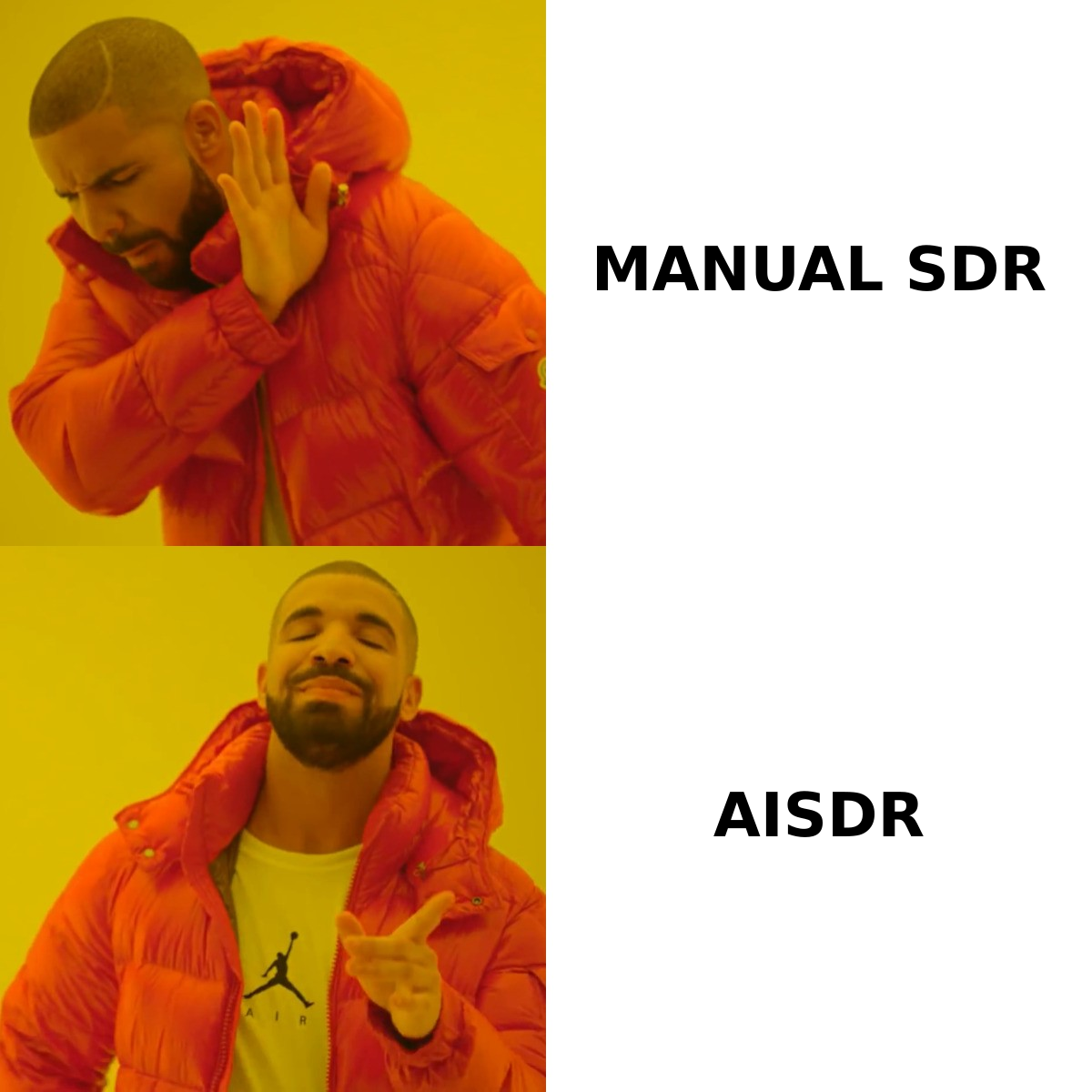 Founder choosing AI SDR over hiring a full sales team