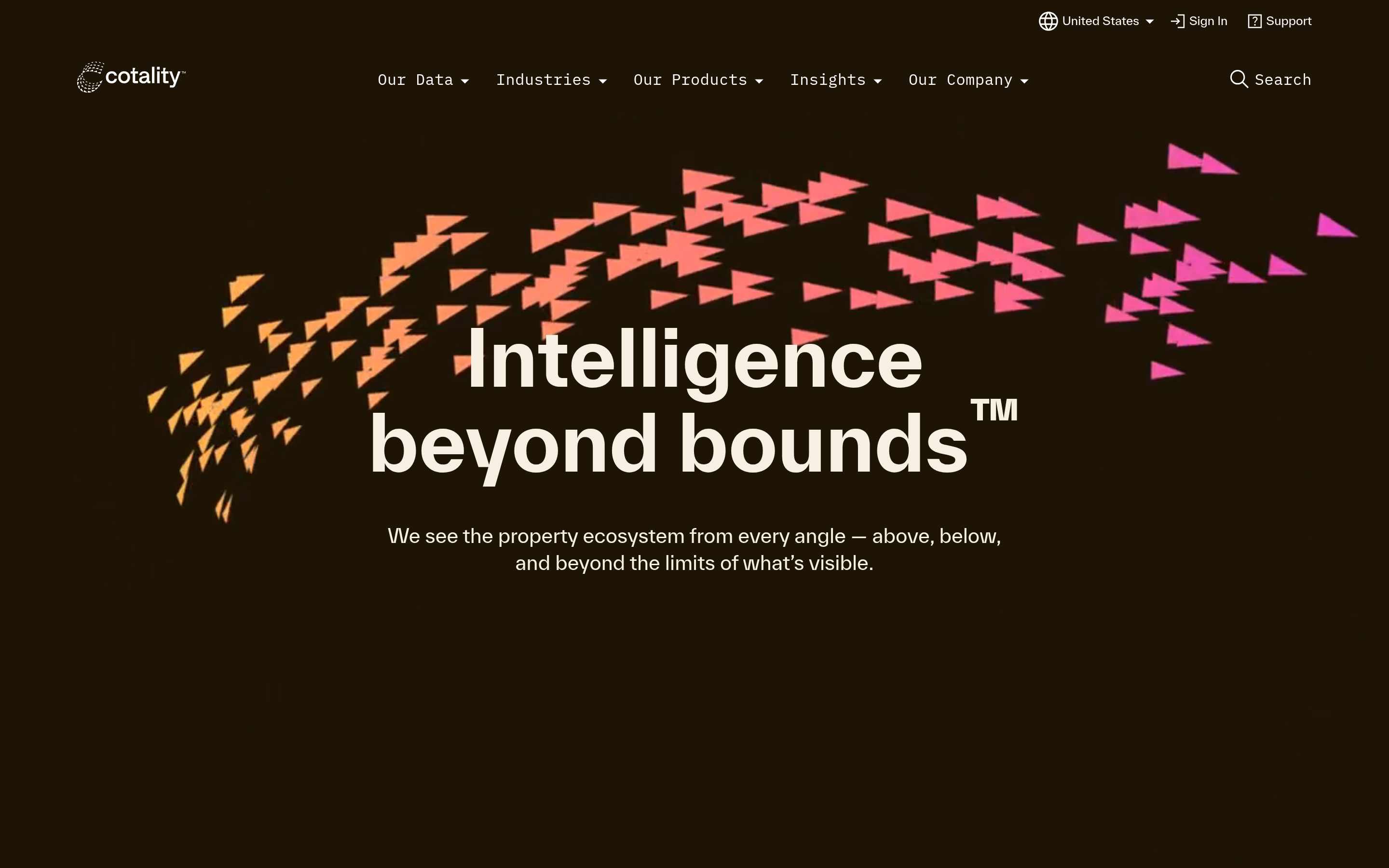 Closing website screenshot — product, features and pricing