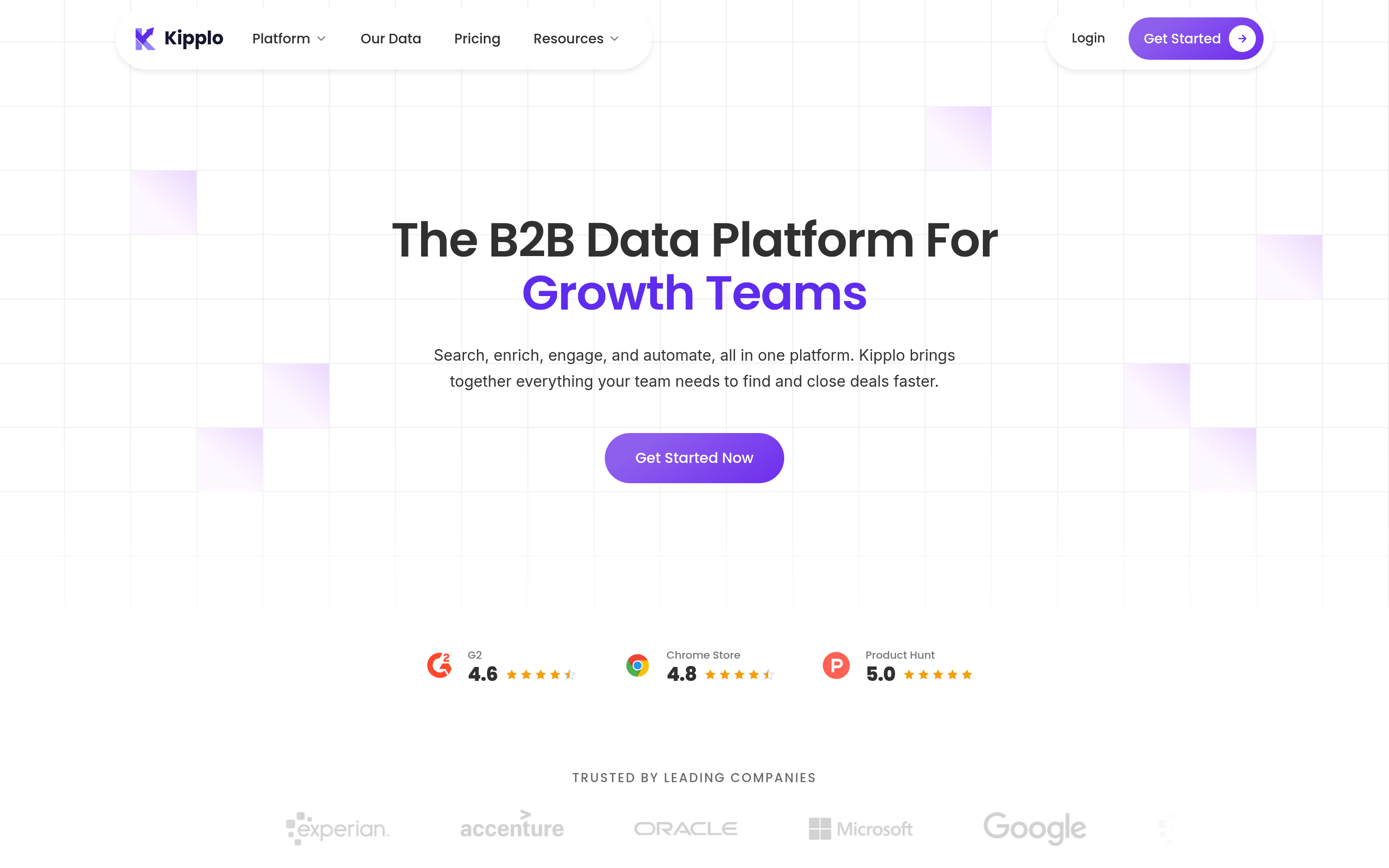 Kipplo website screenshot — product, features and pricing