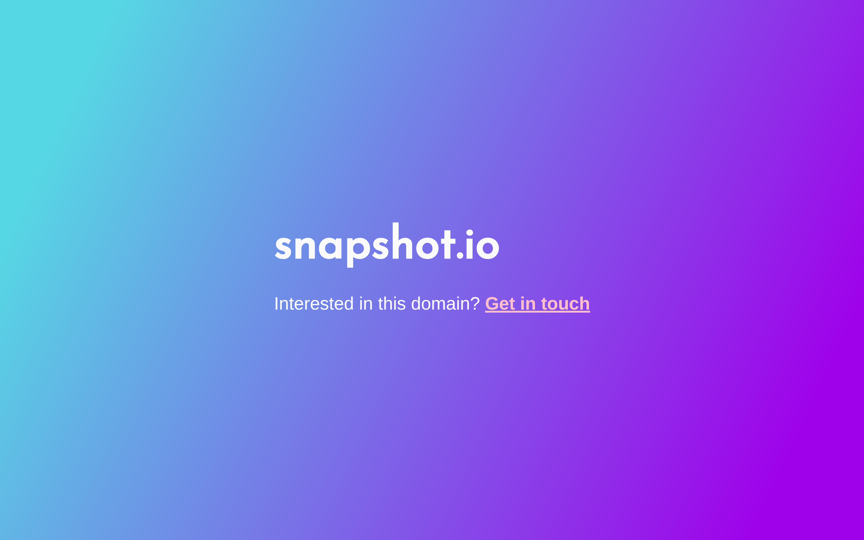 snapshot website screenshot — product, features and pricing