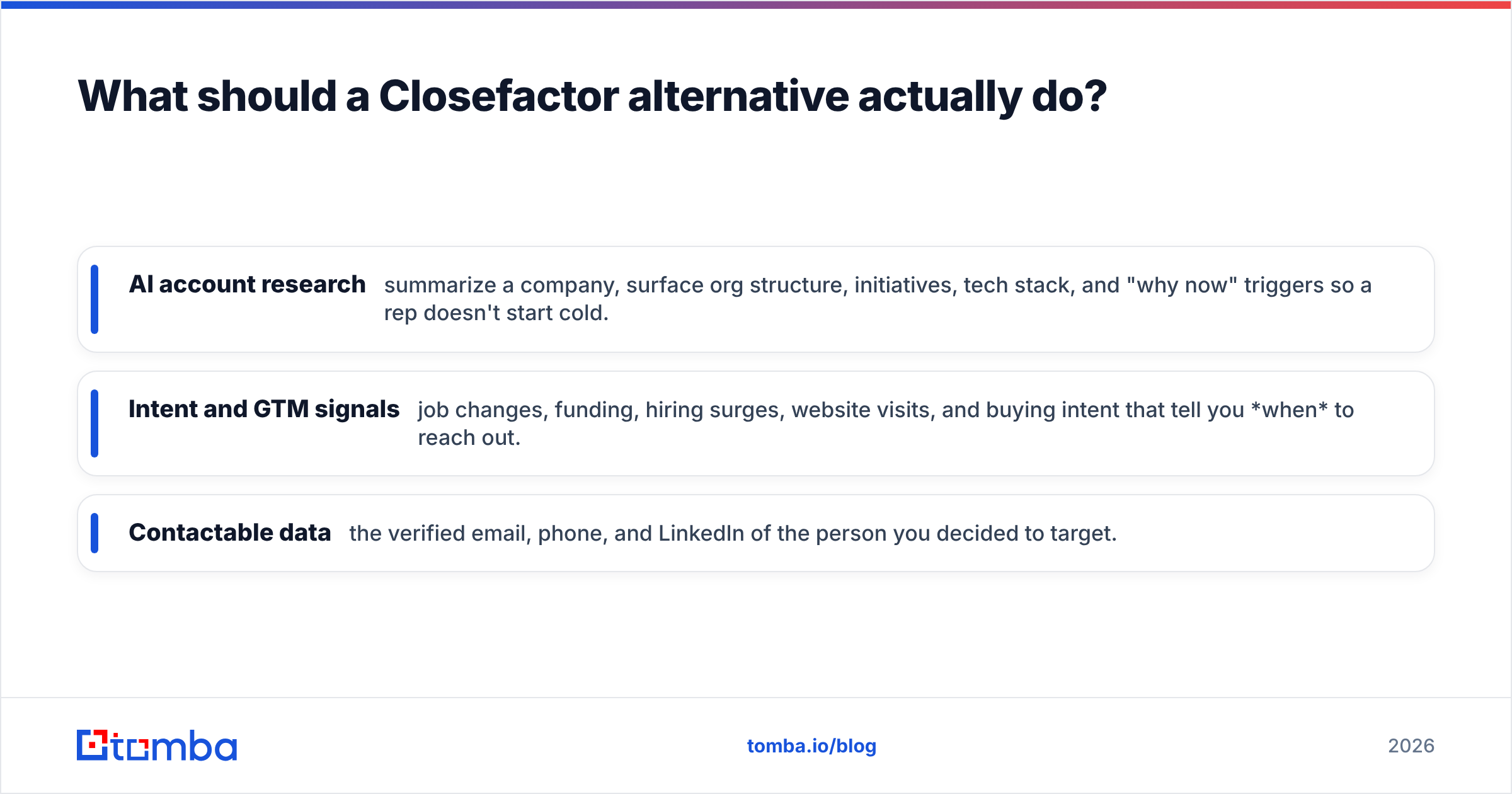Diagram: What should a Closefactor alternative actually do