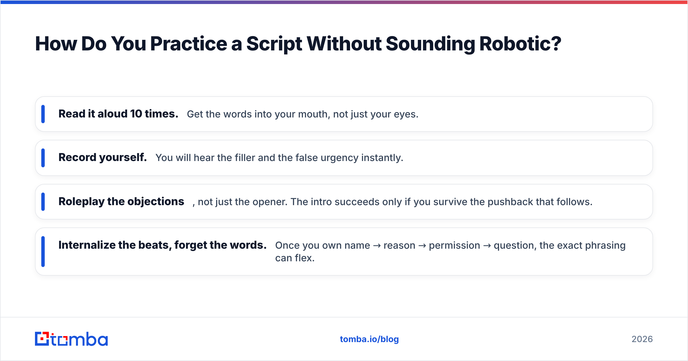 Diagram: How Do You Practice a Script Without Sounding Robotic