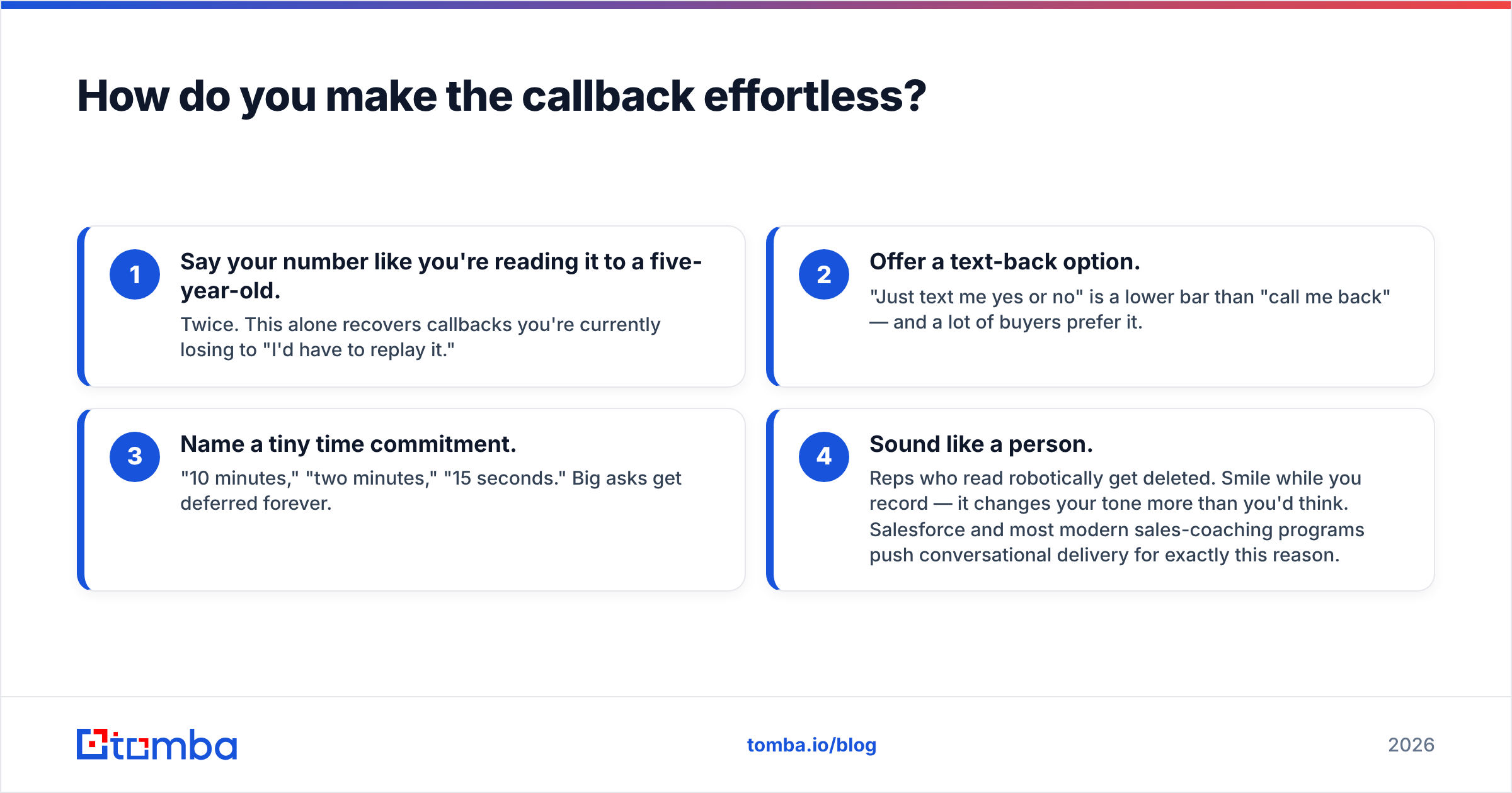 Diagram: How do you make the callback effortless