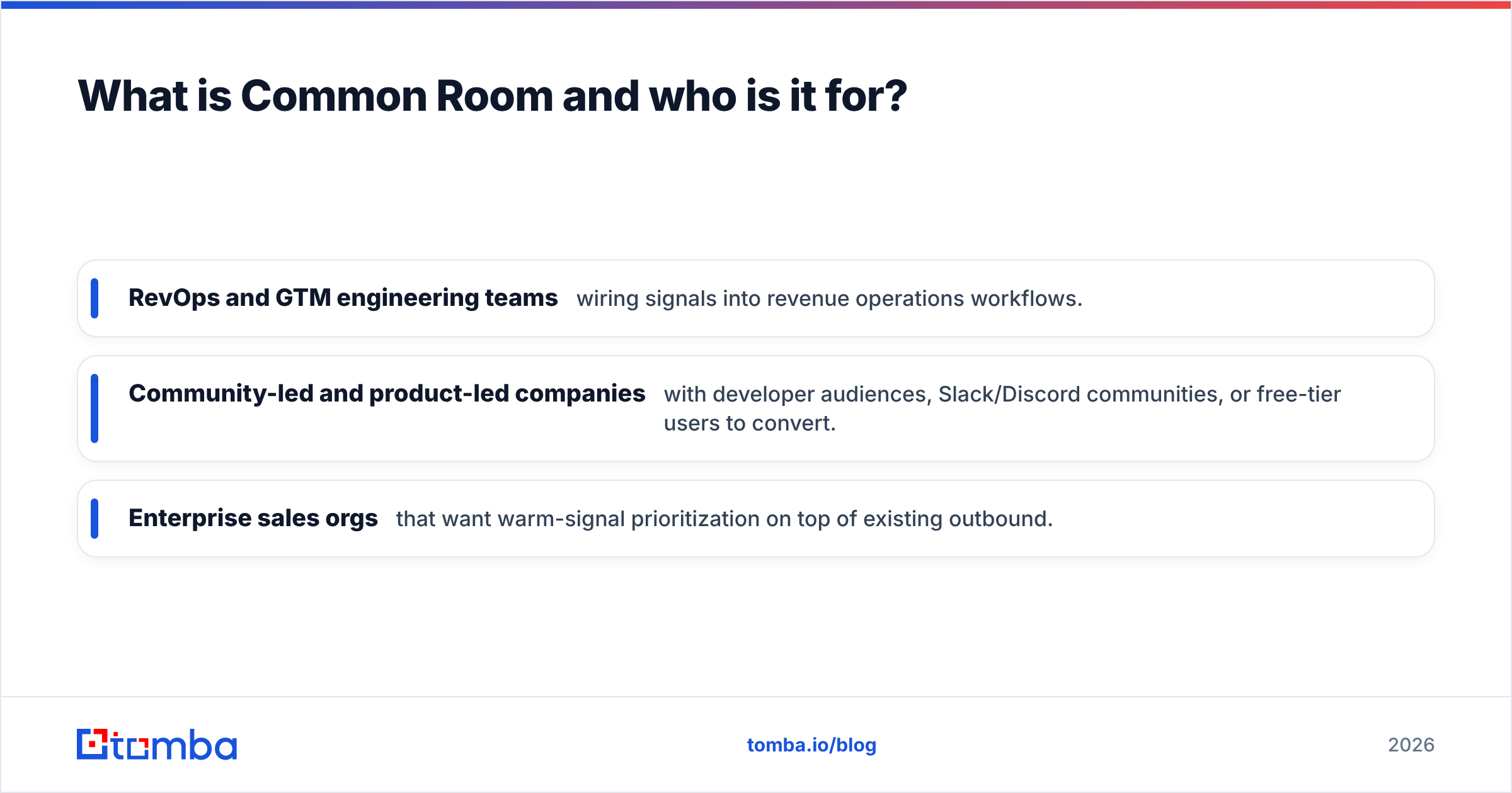 Diagram: What is Common Room and who is it for
