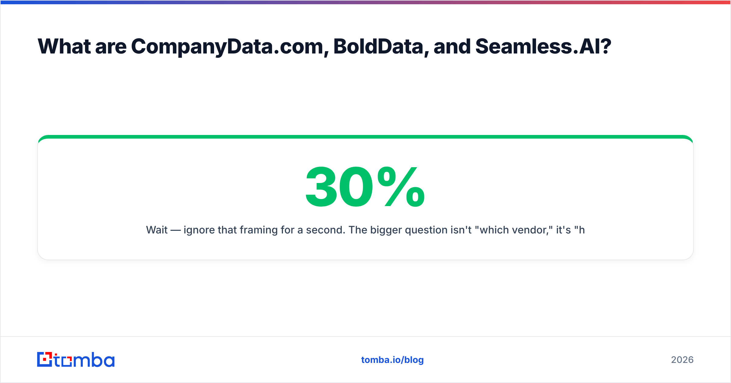 Diagram: What are CompanyData.com, BoldData, and Seamless.AI