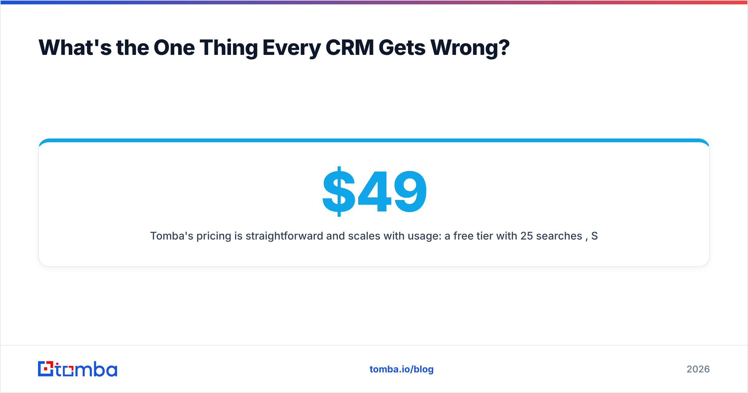 Diagram: What's the One Thing Every CRM Gets Wrong