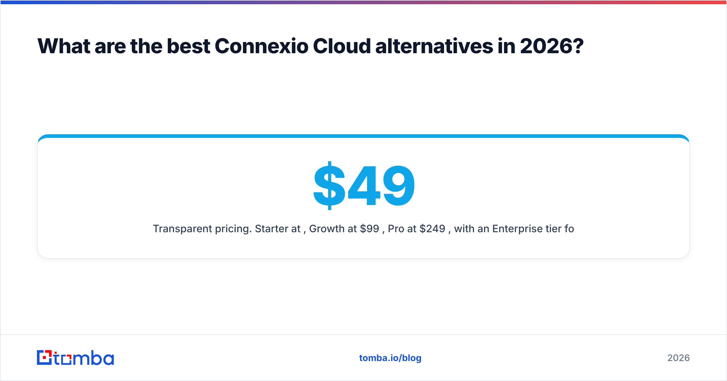 Diagram: What are the best Connexio Cloud alternatives in 2026