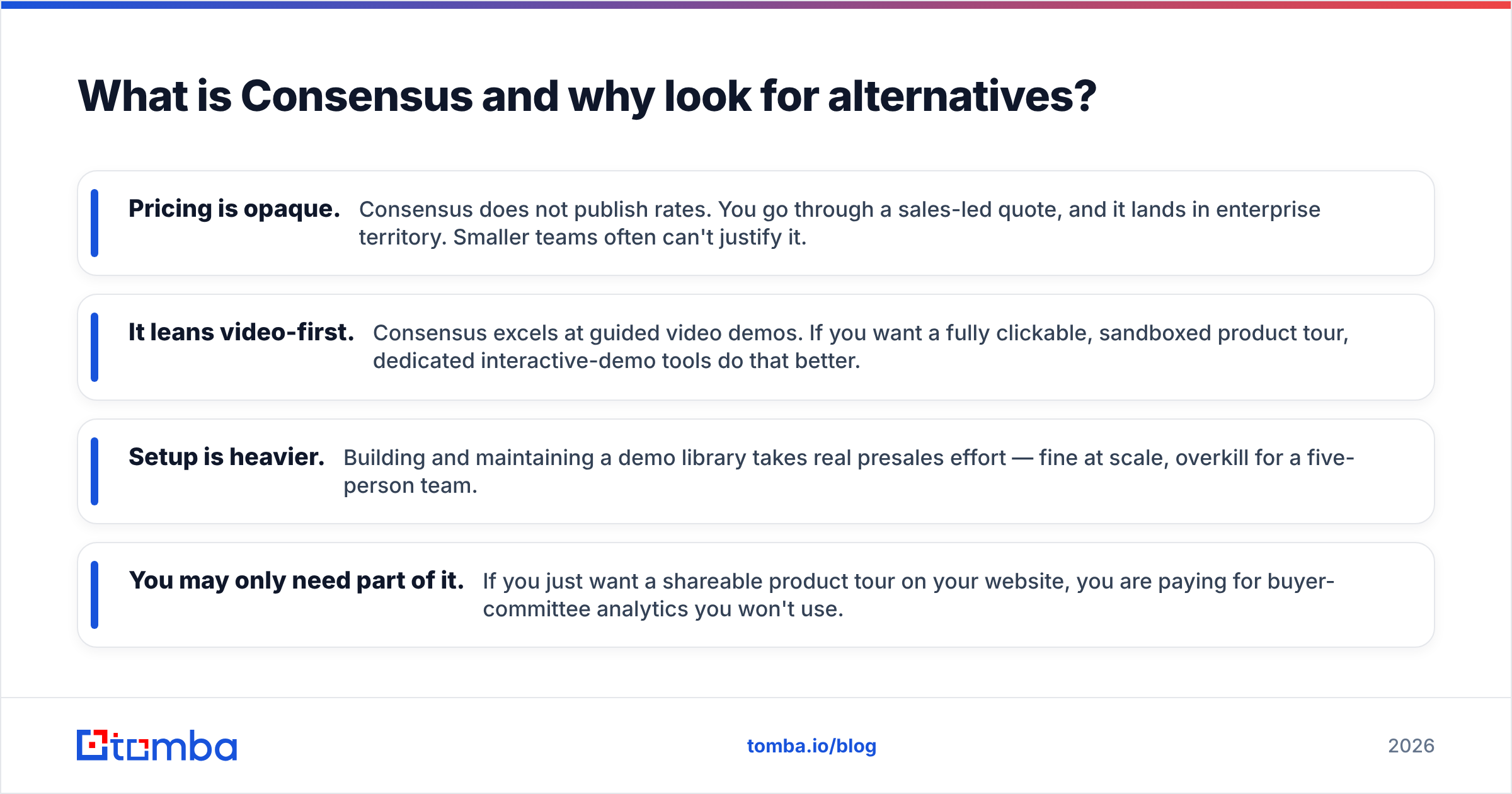 Diagram: What is Consensus and why look for alternatives