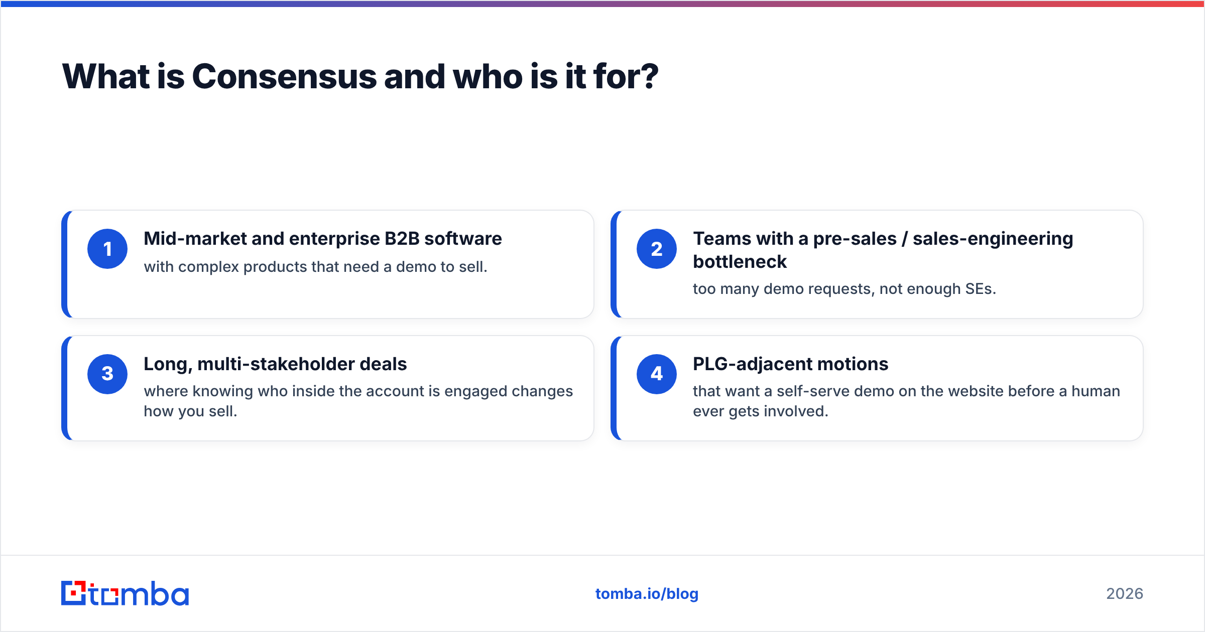 Diagram: What is Consensus and who is it for