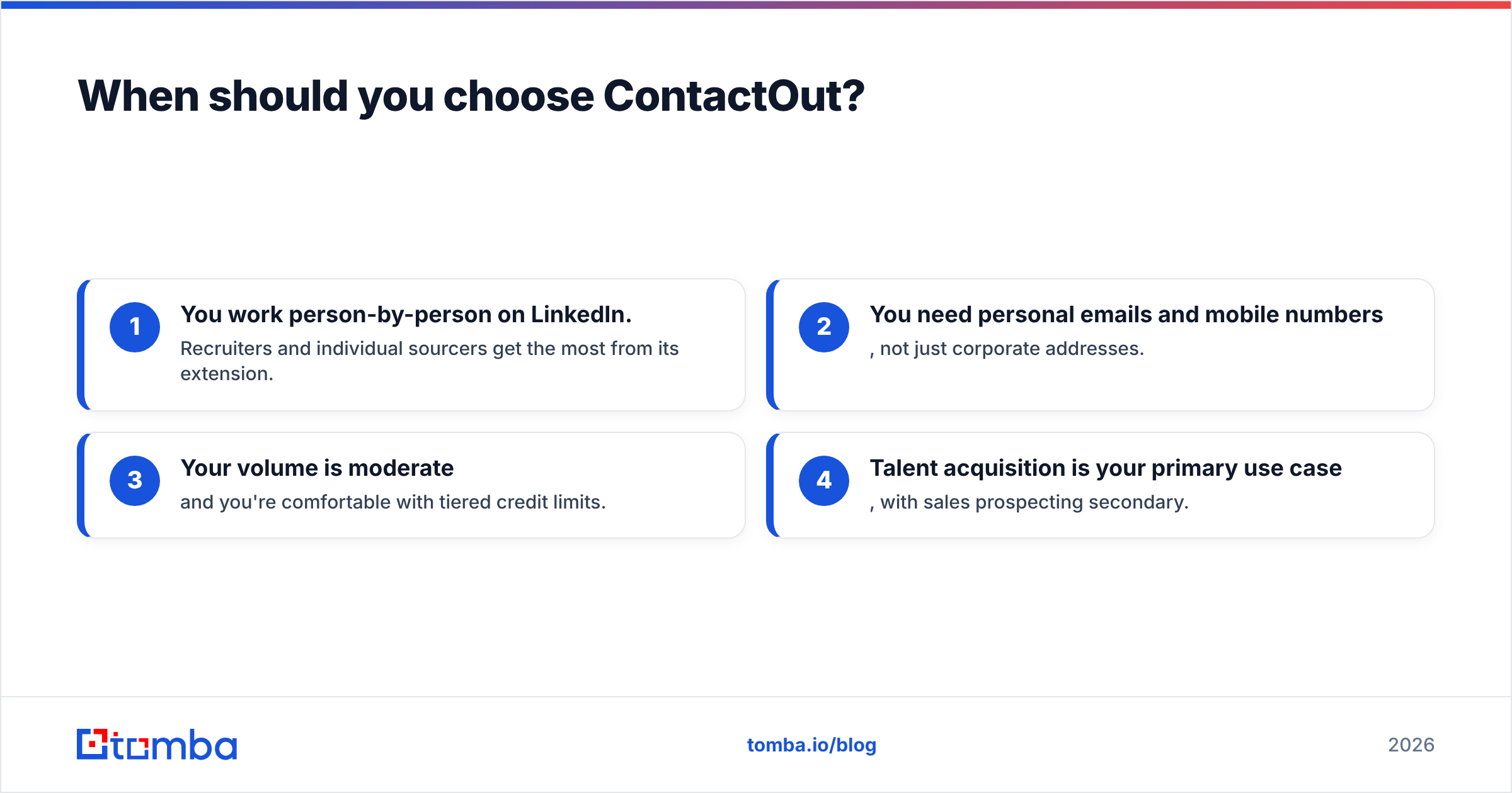 Diagram: When should you choose ContactOut