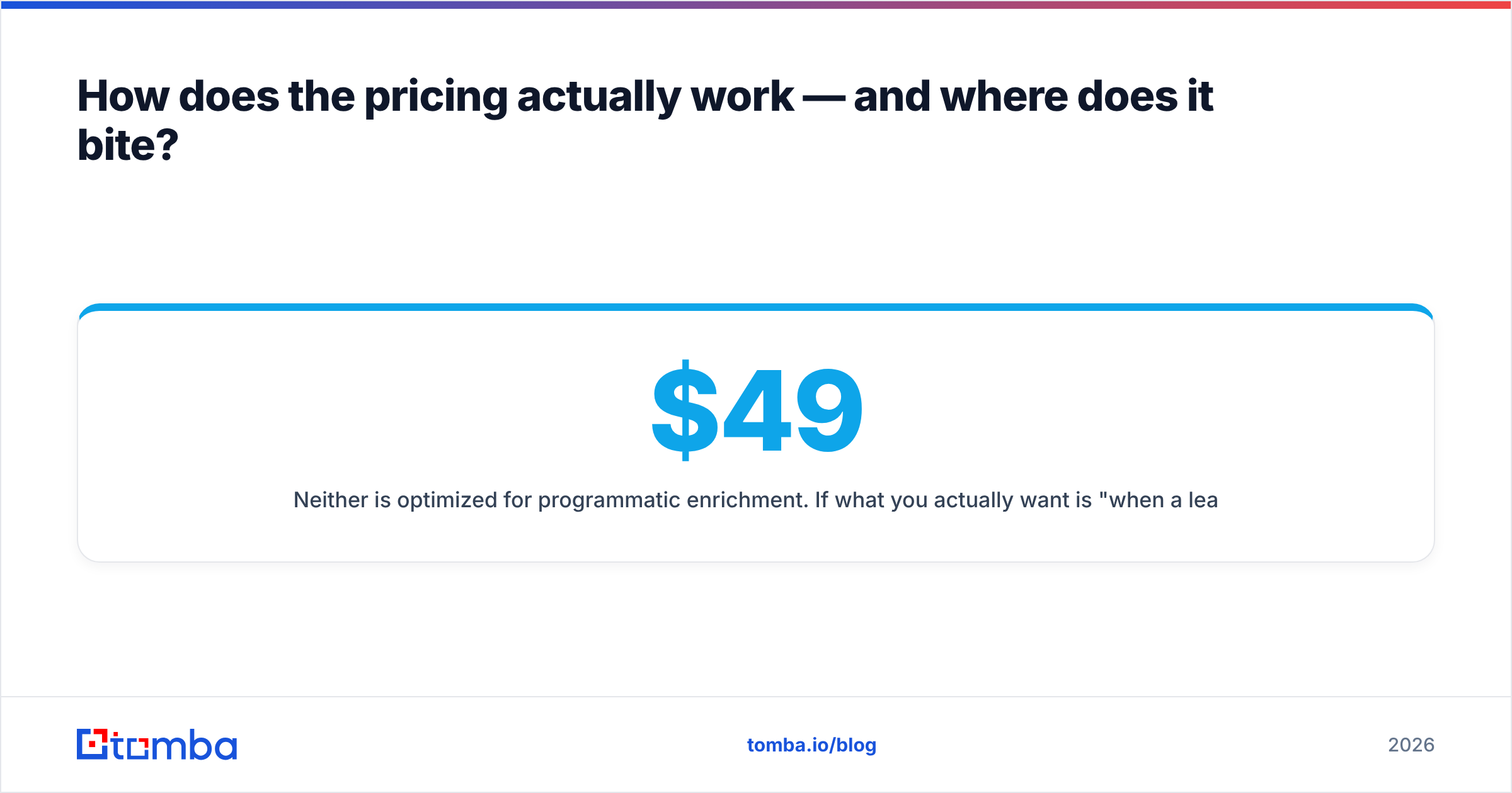 Diagram: How does the pricing actually work — and where does it bite